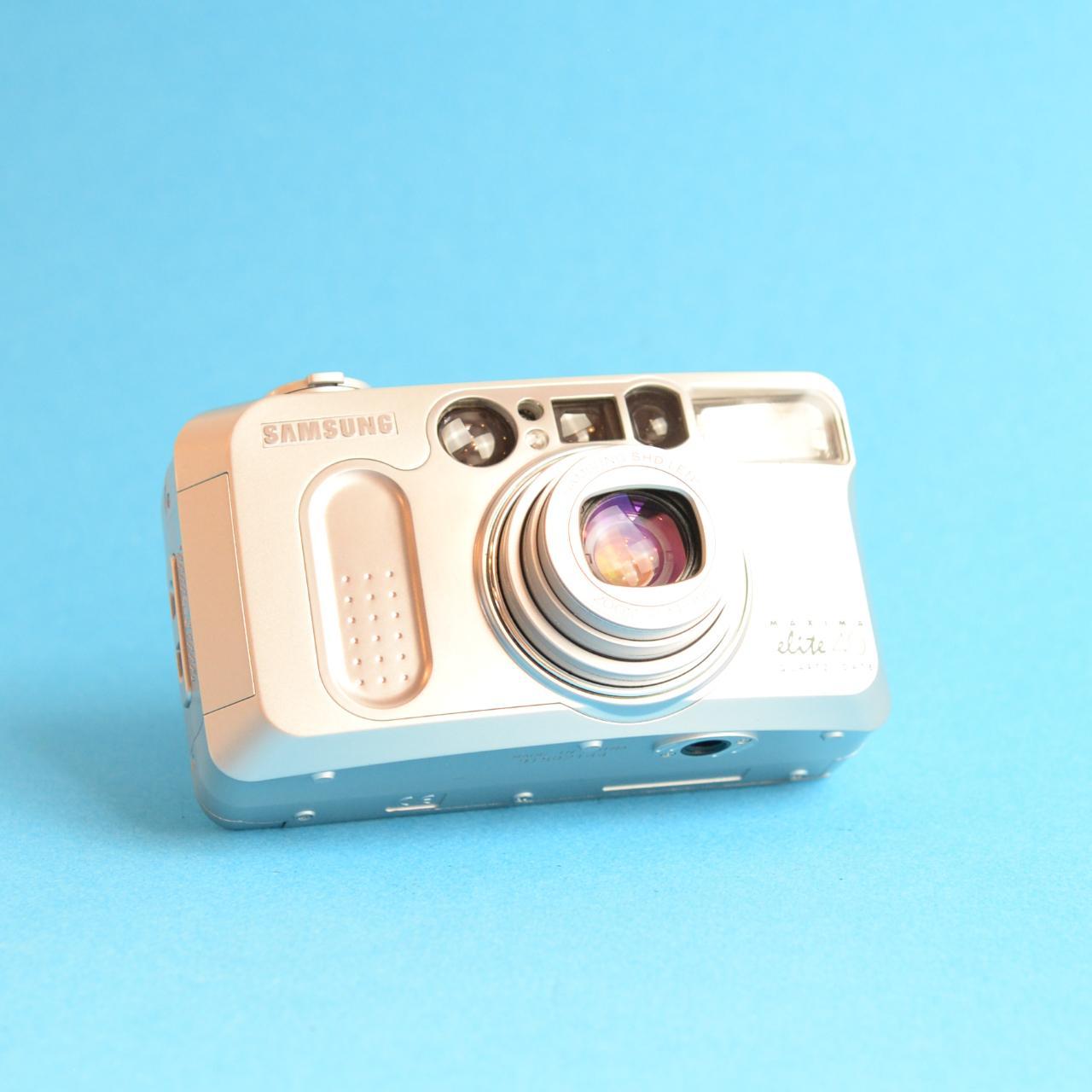 Samsung Maxima Elite 140 Film Camera | 35mm Point & Shoot | Tested & Working | Silver