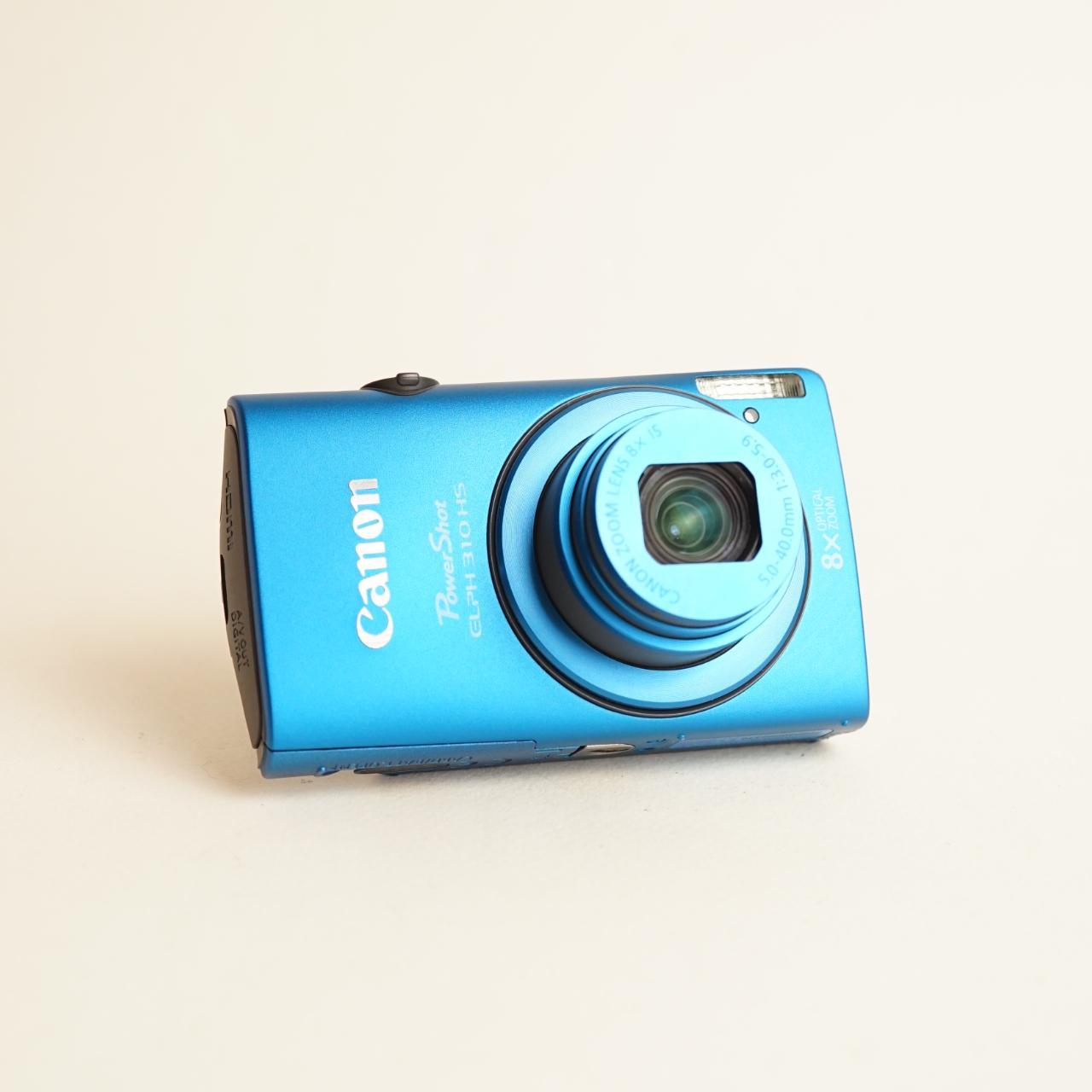 Canon PowerShot ELPH 310 HS Digital Camera | 12.1MP | Tested & Working | Blue