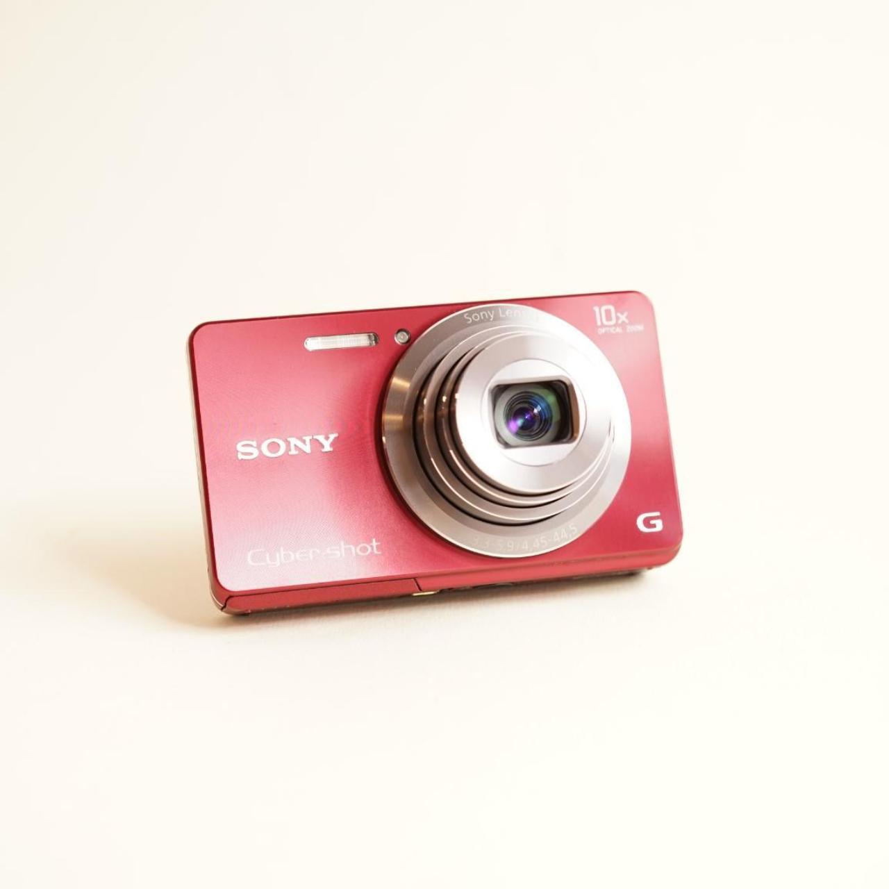 Sony Cyber-shot DSC-W690 Digital Camera | 16.1MP | Tested & Working | Red