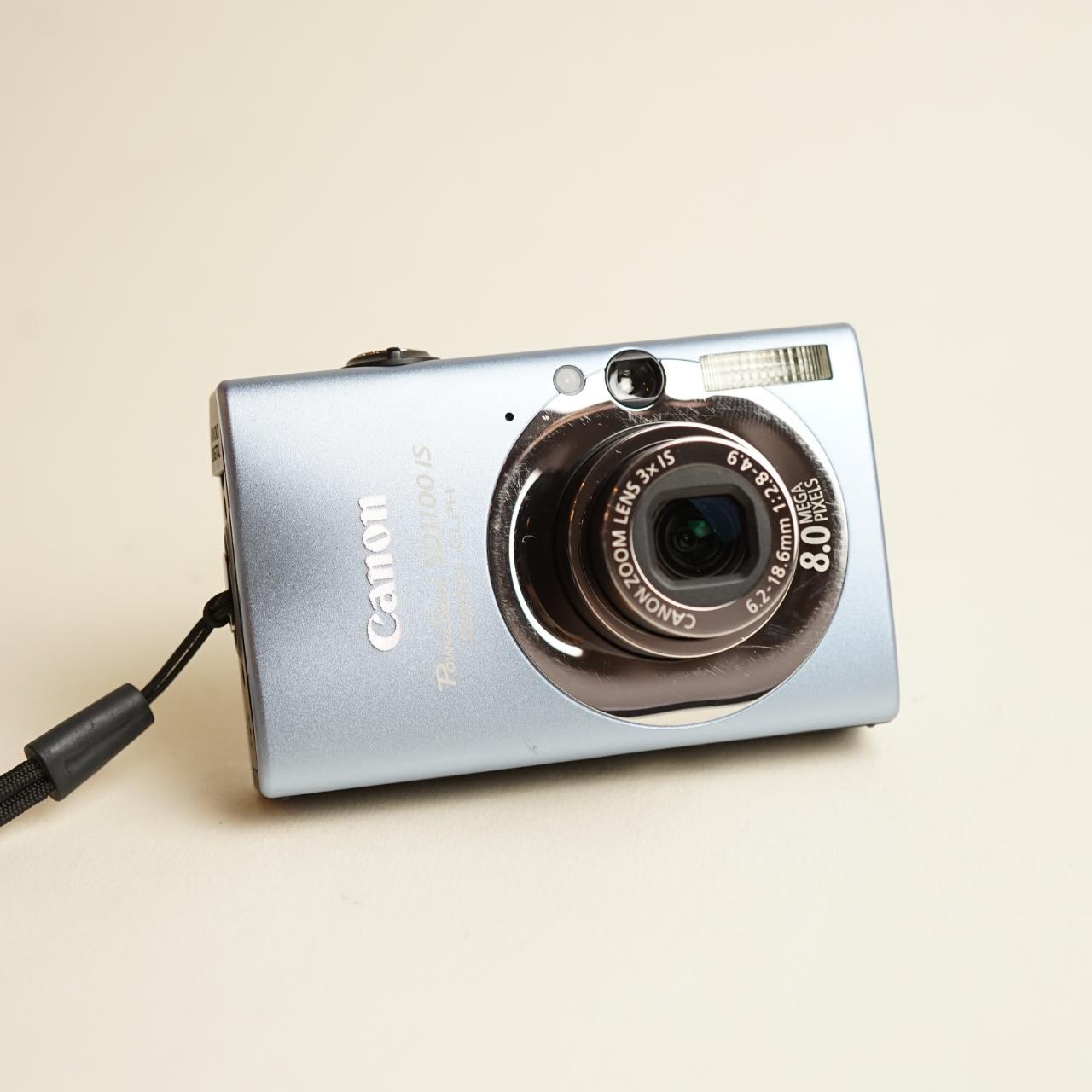 Canon PowerShot SD1100 IS Digital Camera | 8MP | Tested & Working | Blue