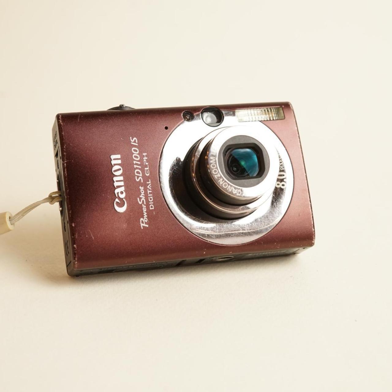 Canon PowerShot SD1100 IS Digital Camera | 8.0MP | Tested & Working | Brown