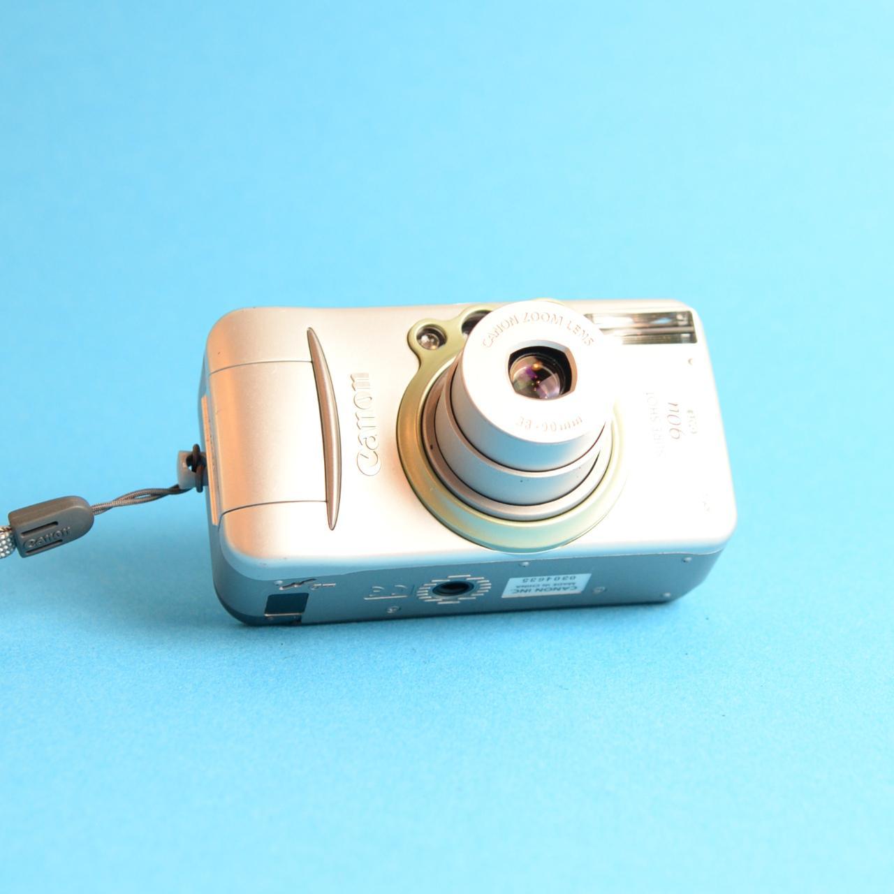 Canon Sure Shot 90u Film Camera | 35mm Point & Shoot | Tested & Working | Silver