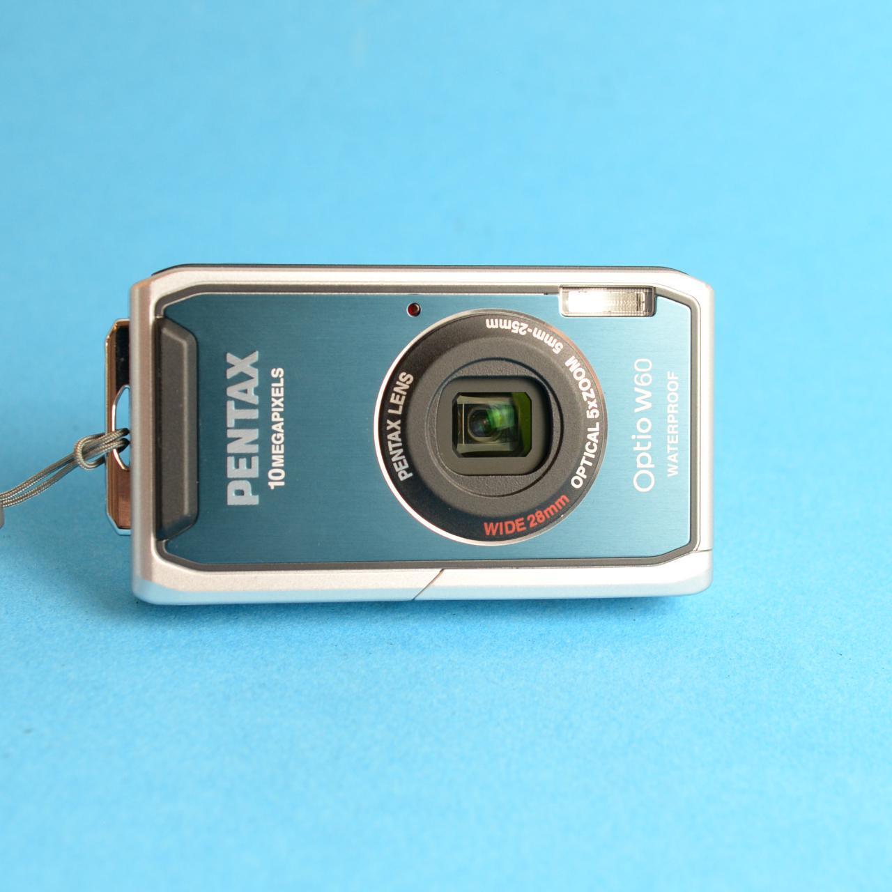 Pentax Optio W60 Digital Camera | 10MP | Tested & Working | BLUE