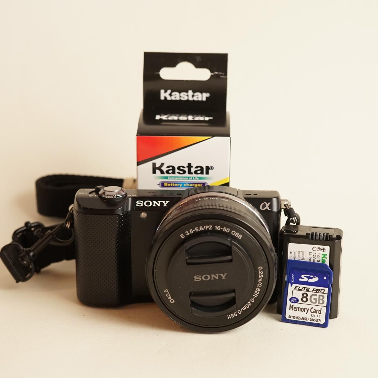 Sony A5000 Mirrorless Digital Camera | 20.1MP | Tested & Working | Black