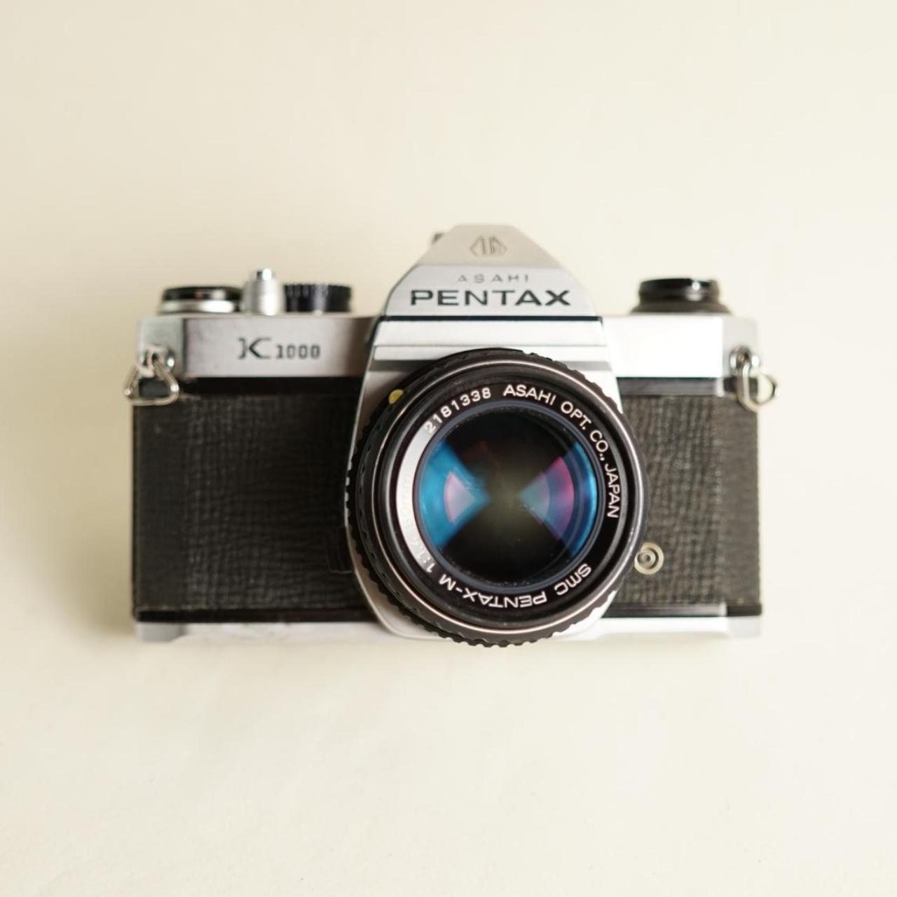 Asahi Pentax K1000 | FULLY CLA'd |  35mm SLR Film Camera | Tested & Working | Silver & Black