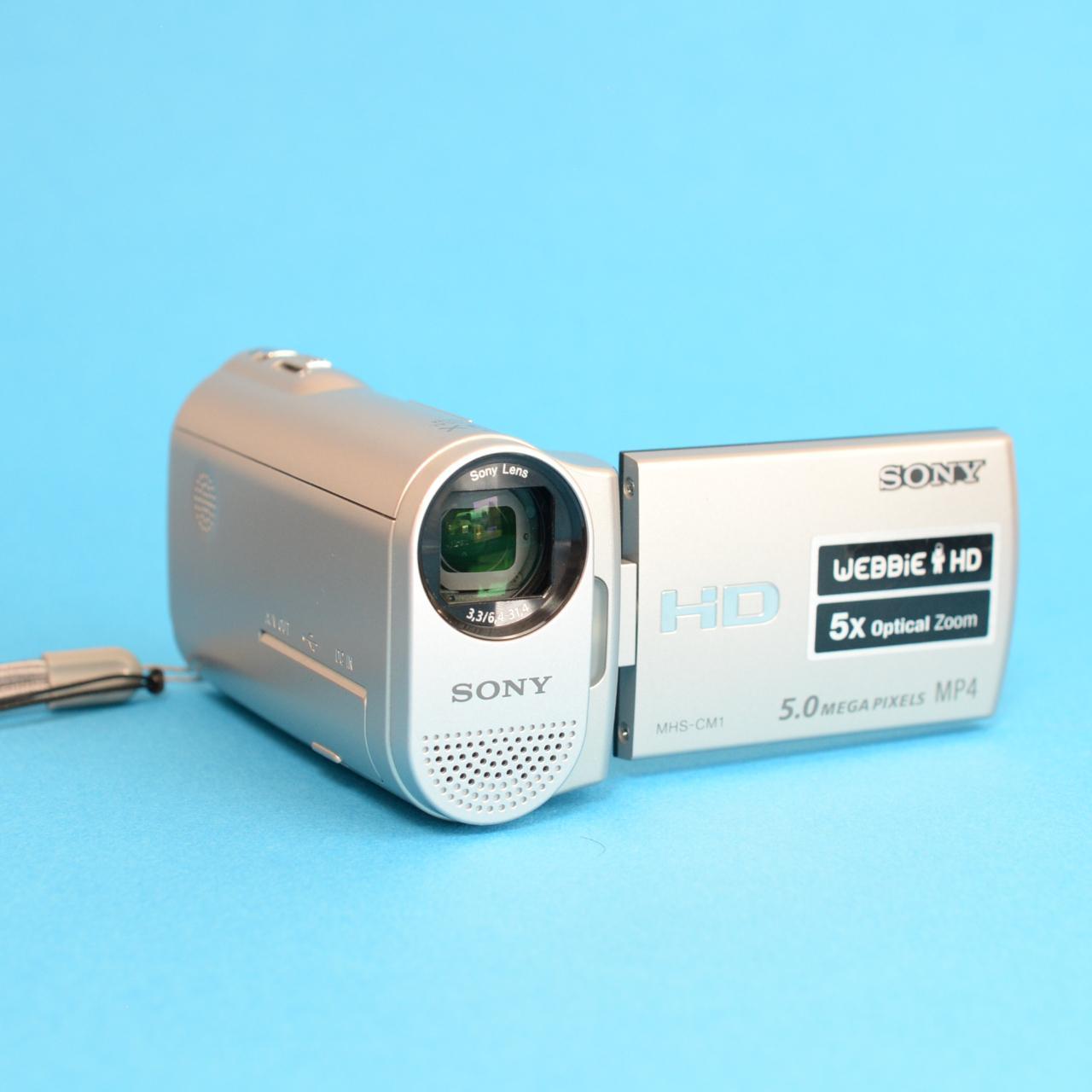 Sony "Webbie" MHS-CM1 Digital Camcorder | 5MP | Tested & Working | Silver