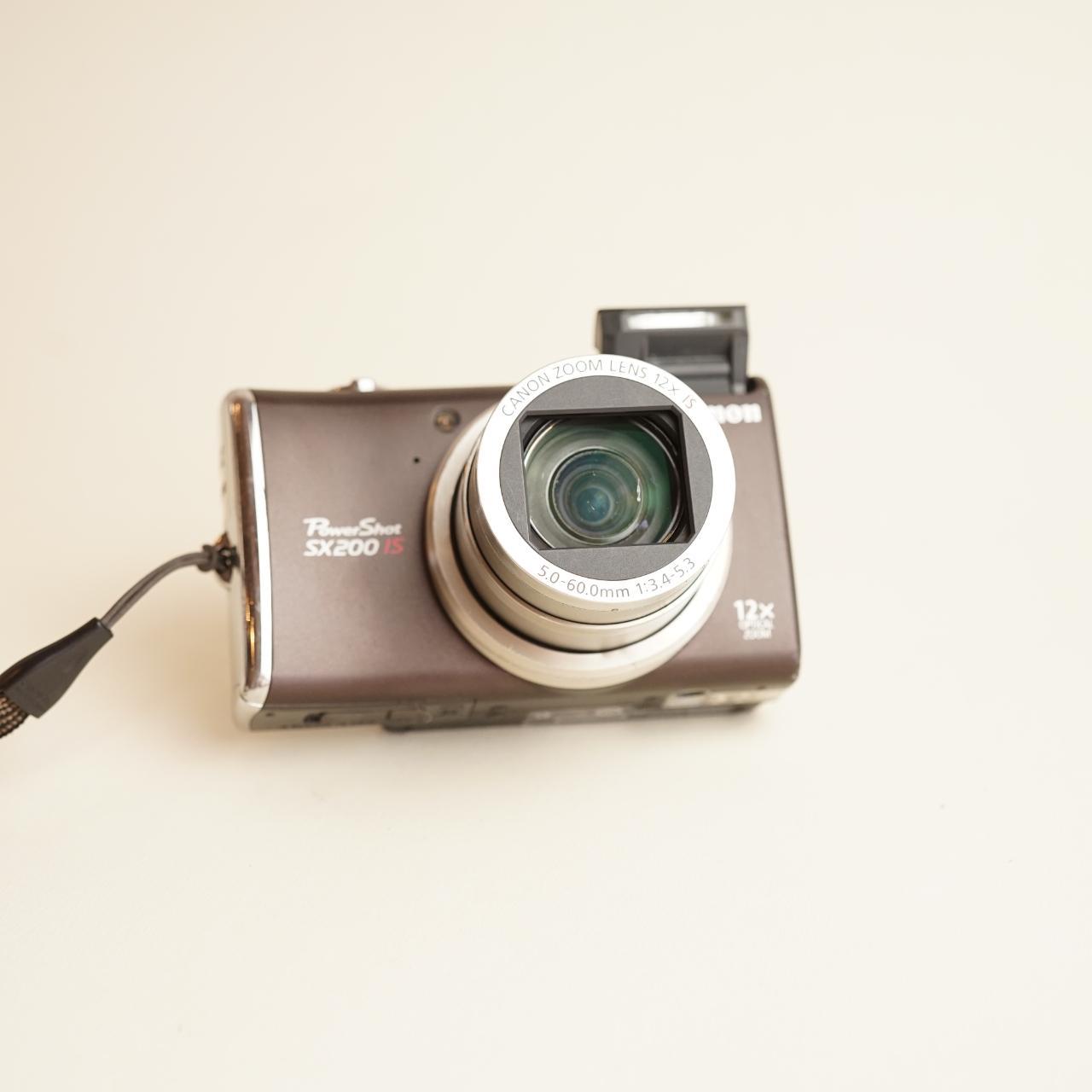 Canon PowerShot SX200 IS | 12.1MP | Tested & Working | Brown