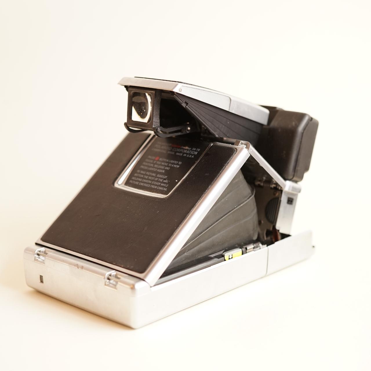 Polaroid SX-70 Sonar OneStep Land Camera | Tested & Working | Black & Gold