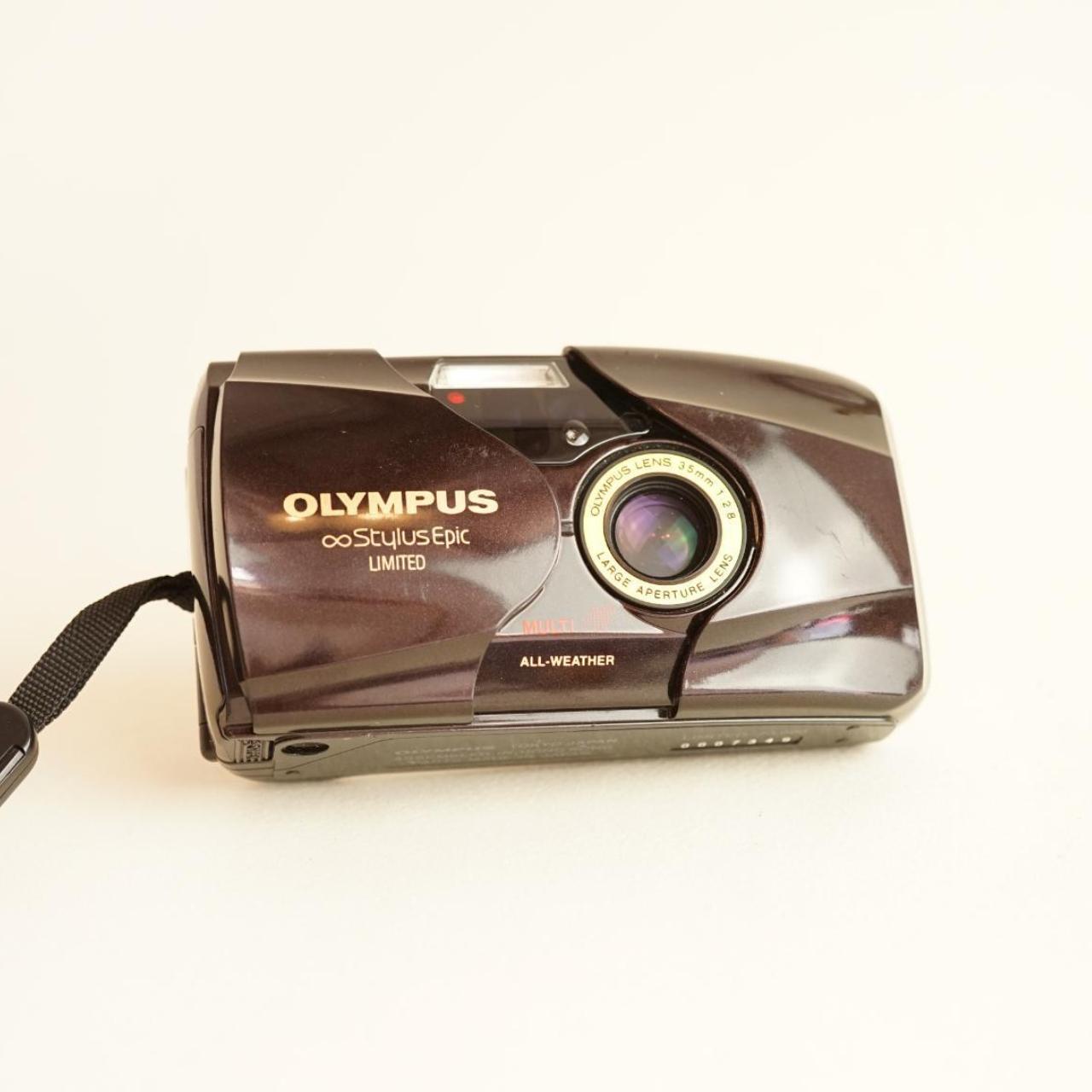 Olympus Stylus Infinity Epic Limited 35mm Film Camera | Tested & Working | Champagne Gold
