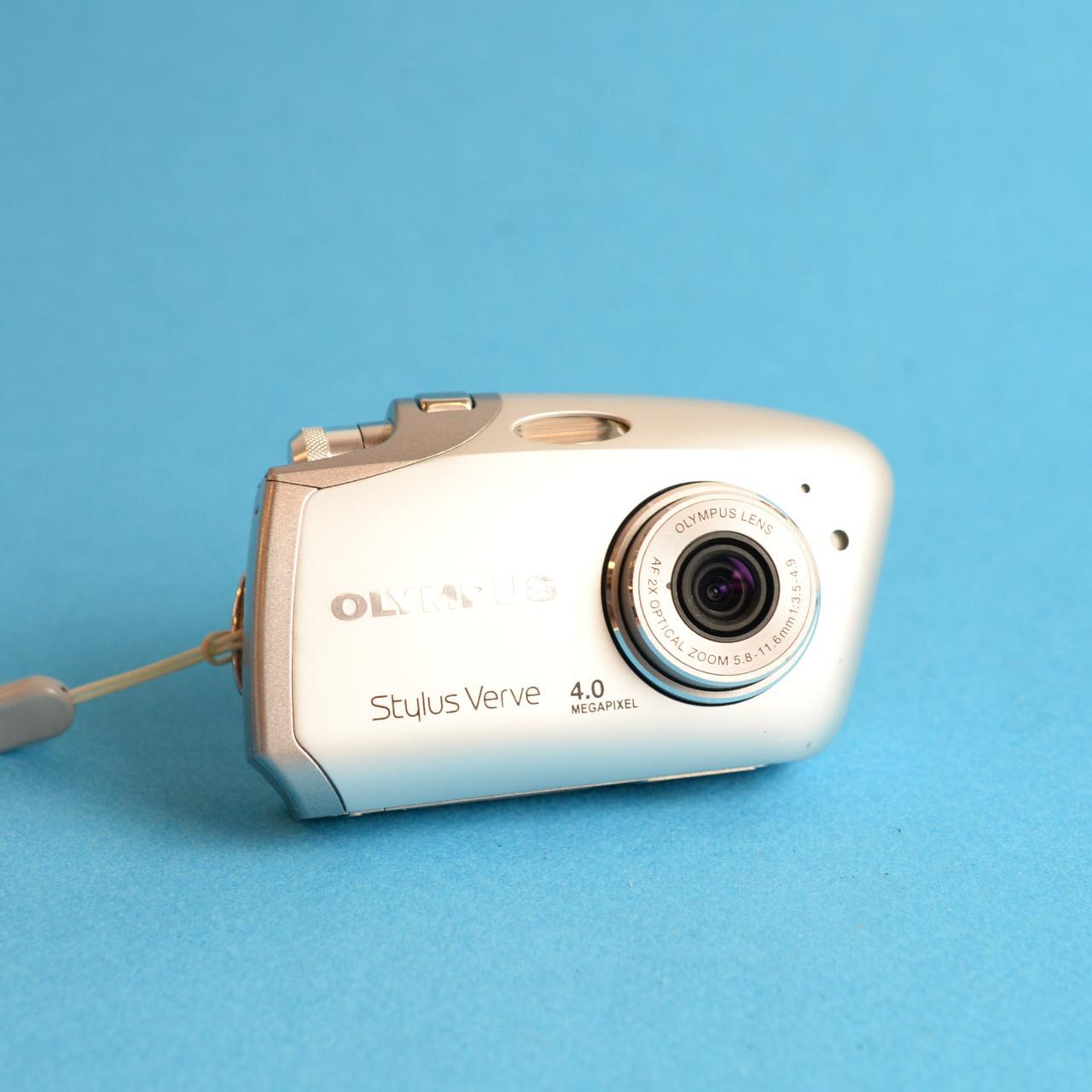 Olympus Stylus Verve Digital Camera | 4.0MP | Tested & Working | Silver