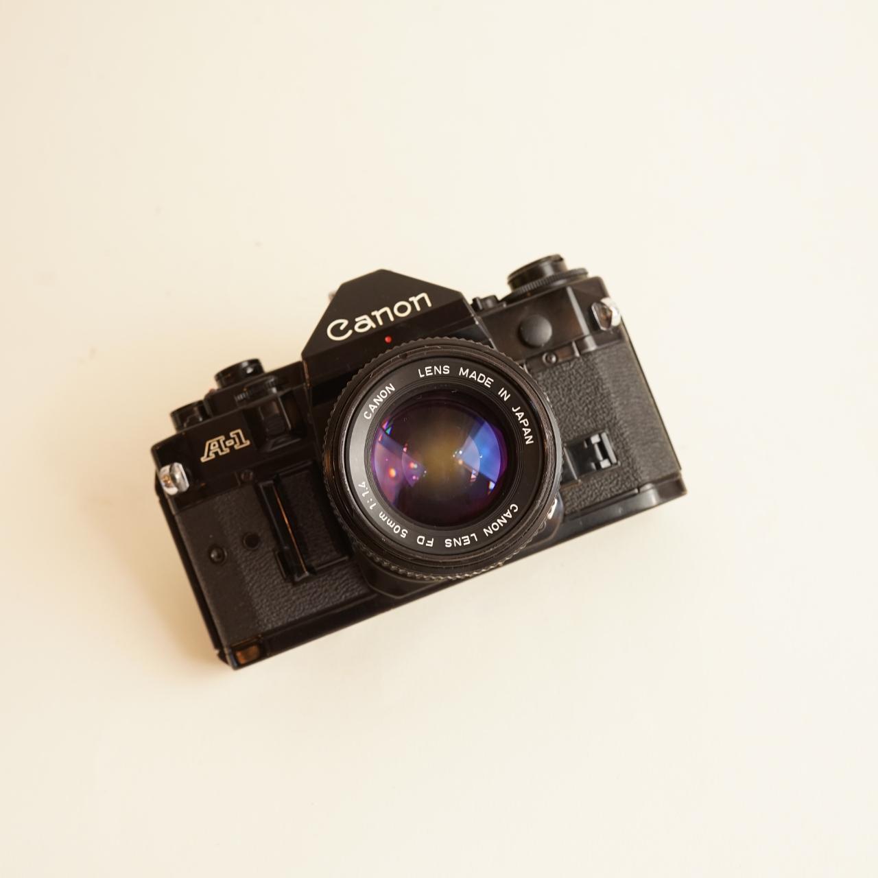 Canon A-1 Film Camera | 35mm SLR | Tested & Working | Black