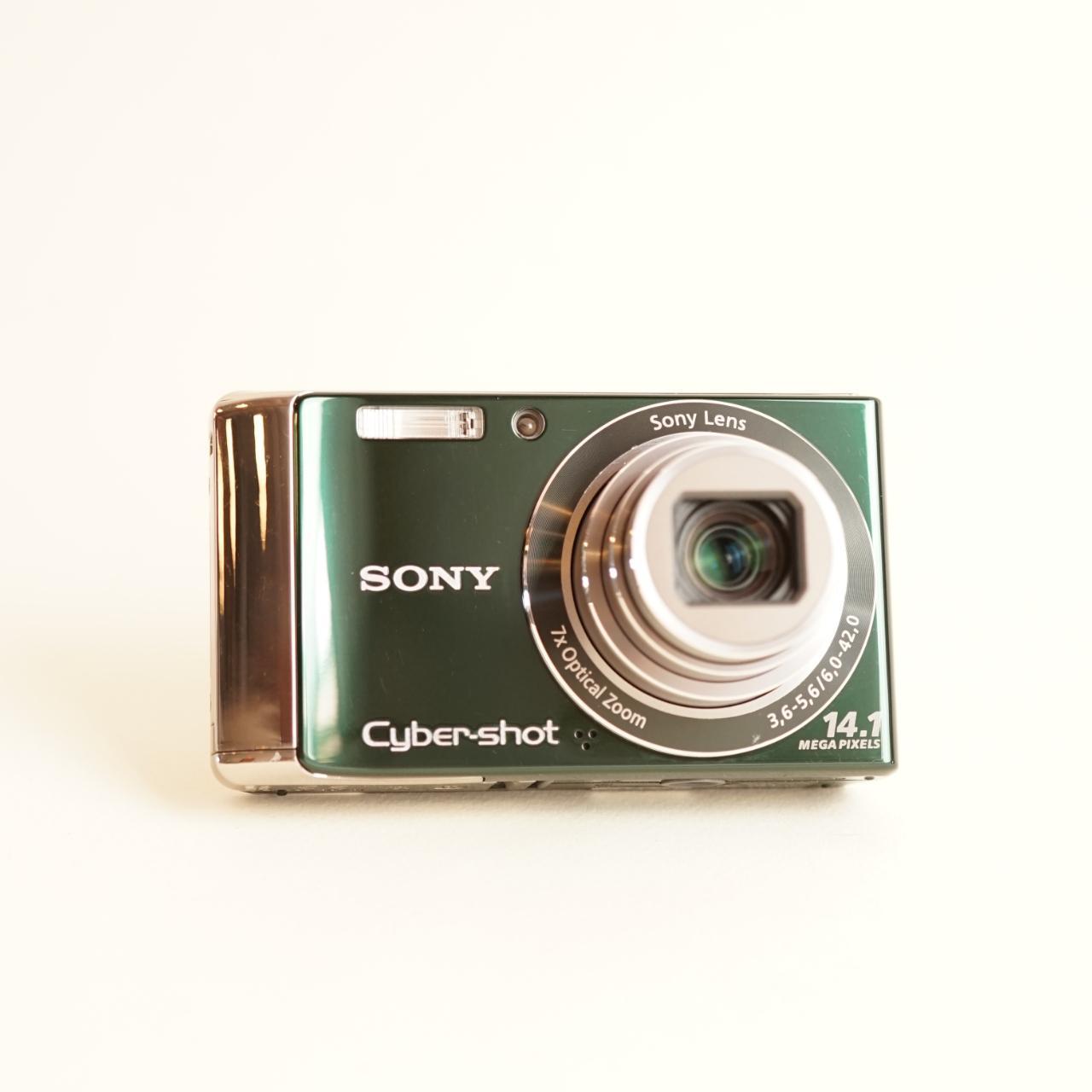 Sony Cyber-shot DSC-W370 Digital Camera | 14.1MP | Tested & Working | Green