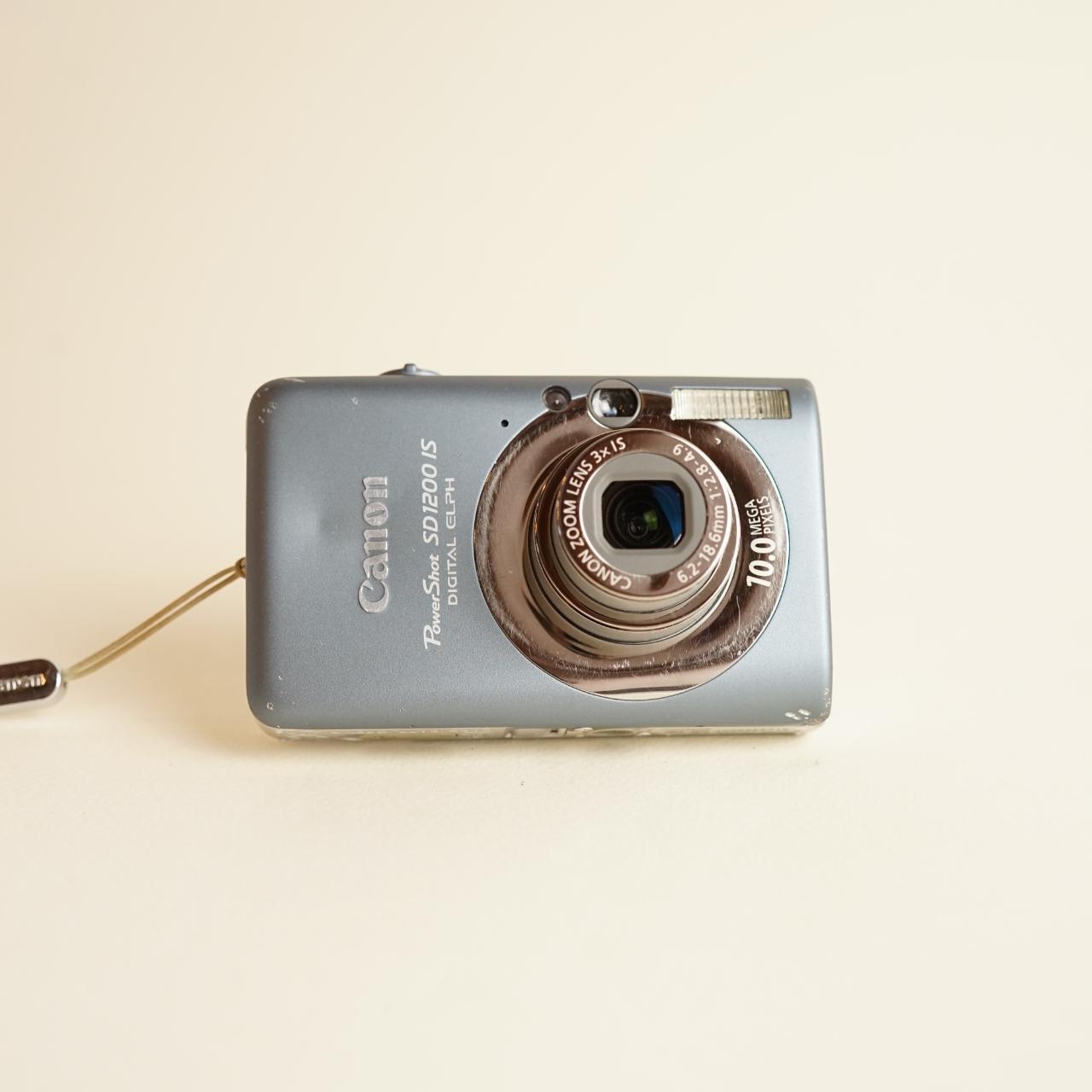 Canon PowerShot SD1200 IS Digital Camera | 10MP | Tested & Working | Grey