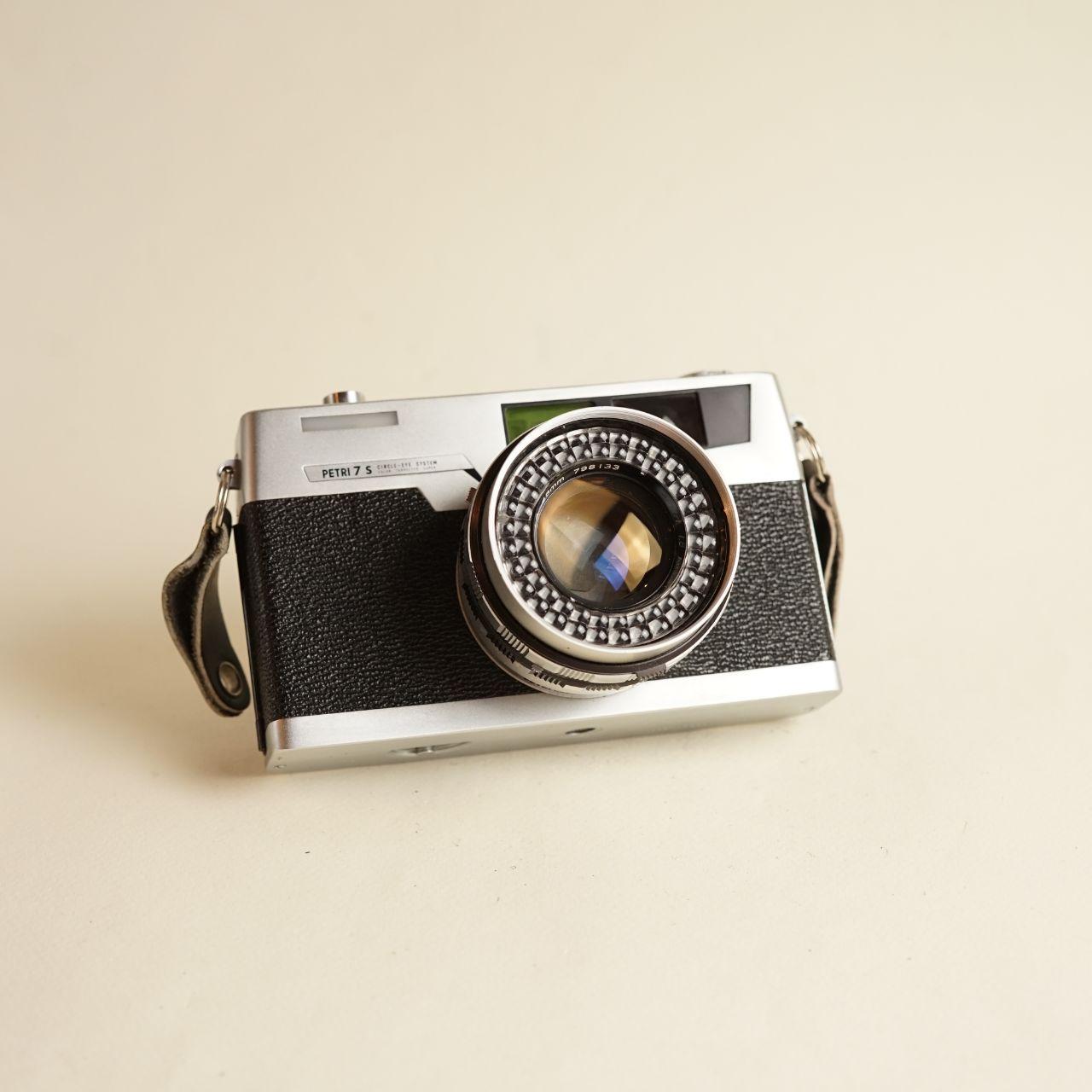 Petri 7 S Film Camera | 35mm Rangefinder | Tested & Working | Black & Silver