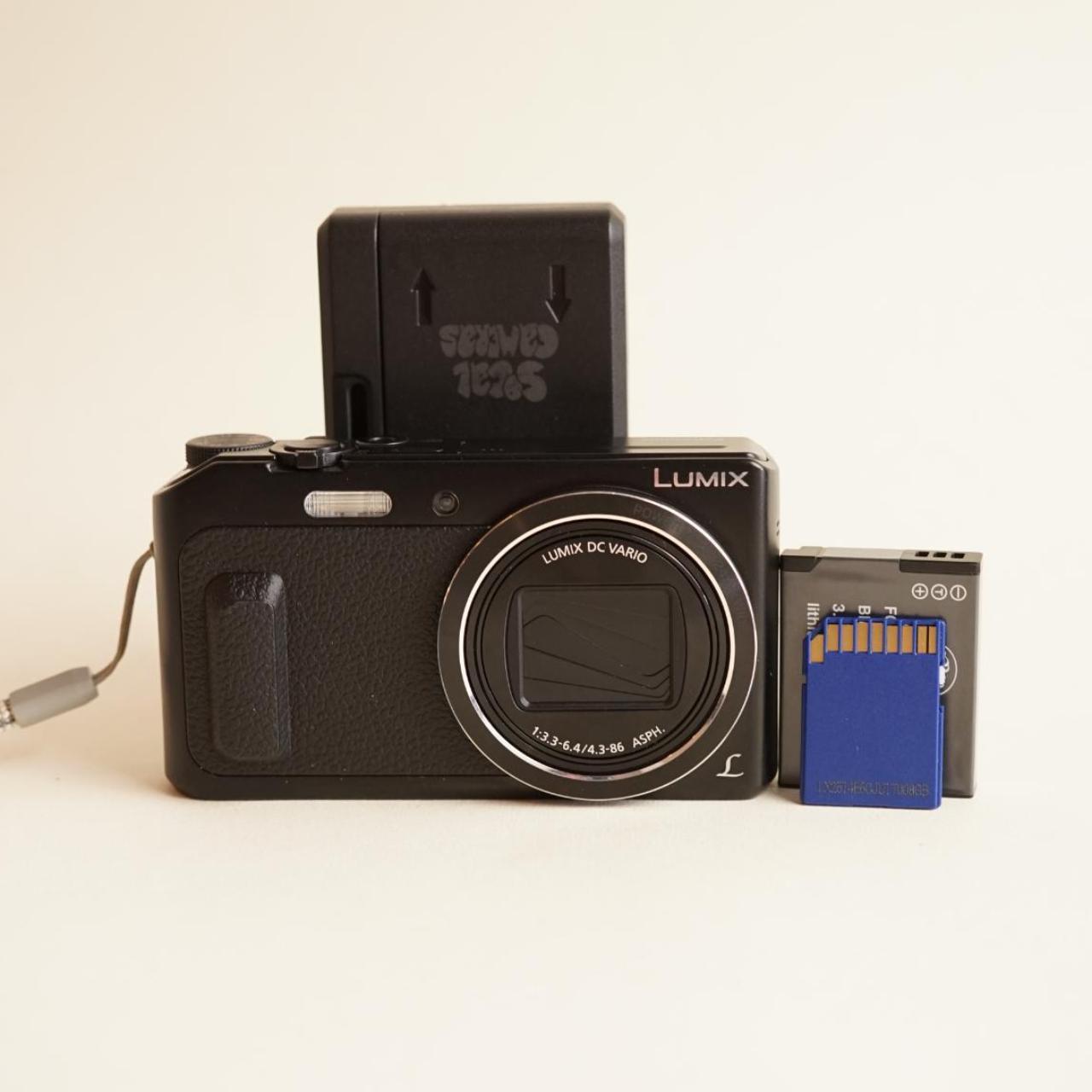 Panasonic Lumix DMC-TZ57 Digital Camera | 16MP | Tested & Working | Black