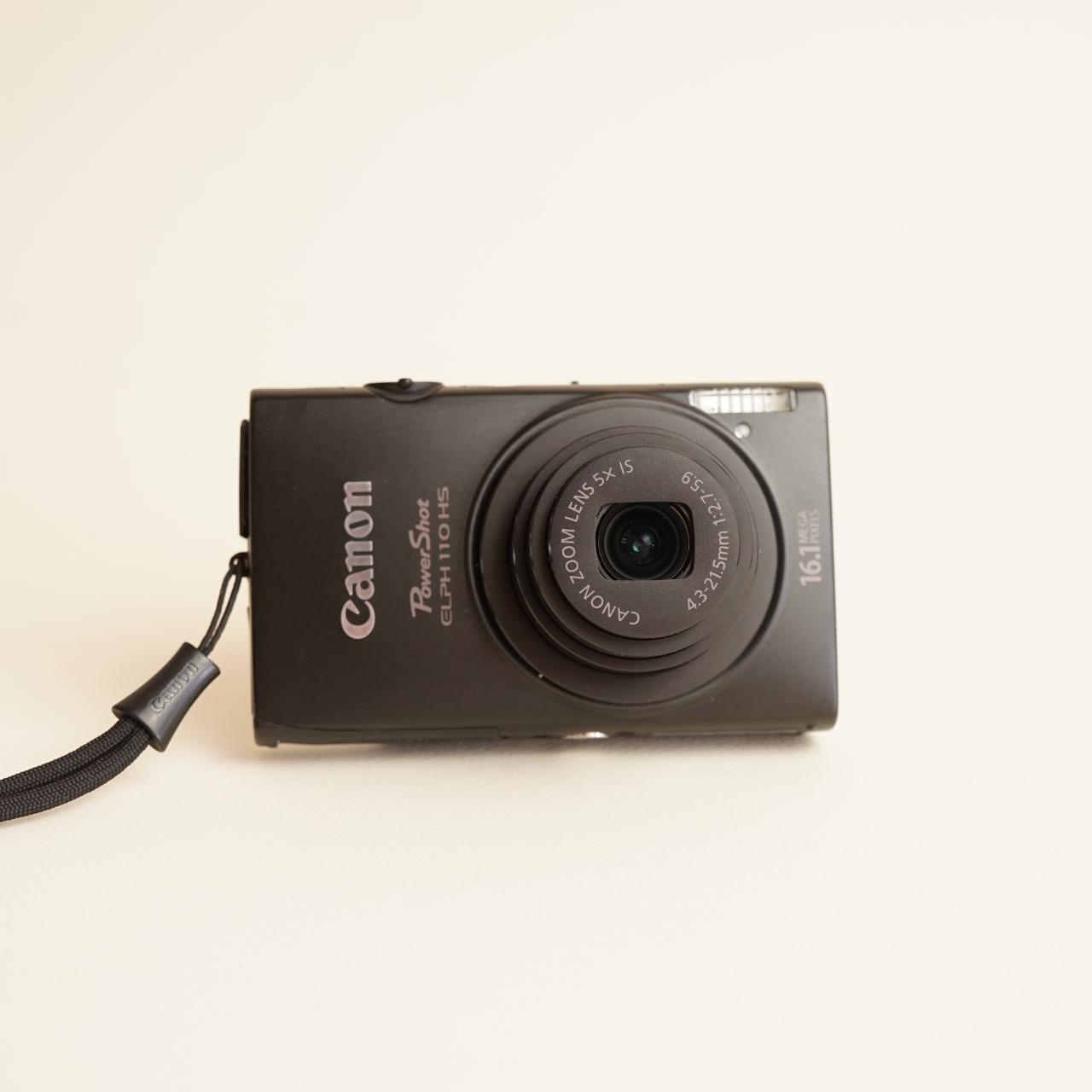 Canon PowerShot ELPH 110 HS Digital Camera | 16.1MP | Tested & Working | Black