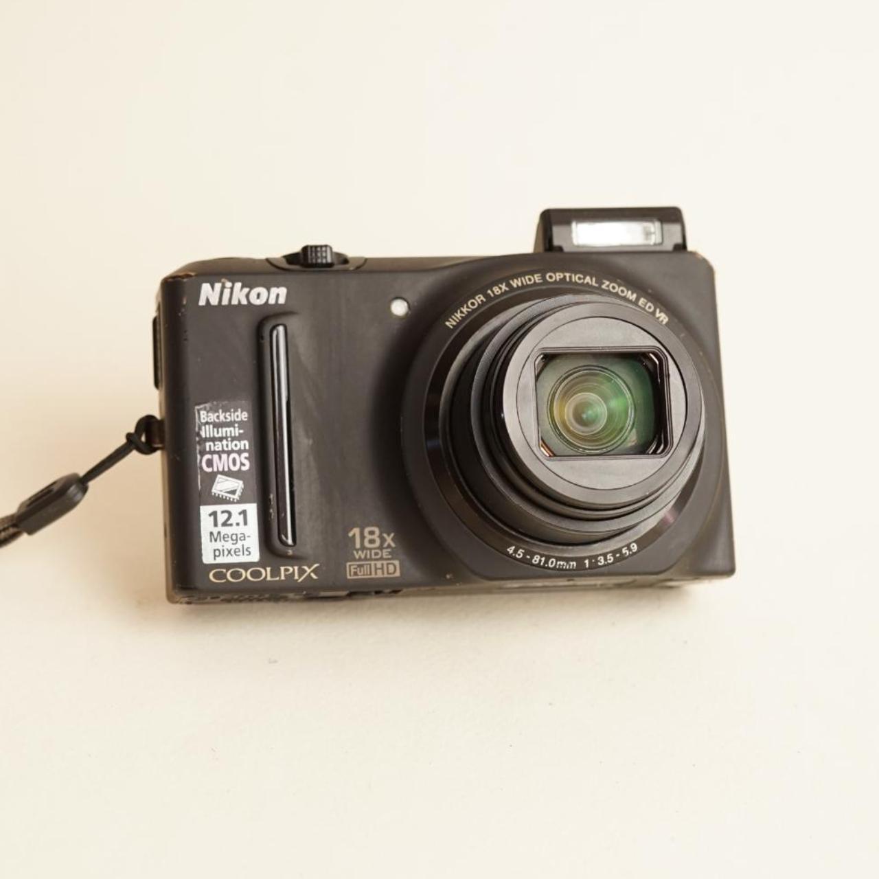 Nikon Coolpix S9100 Digital Camera | 12.1MP | Tested & Working | Black