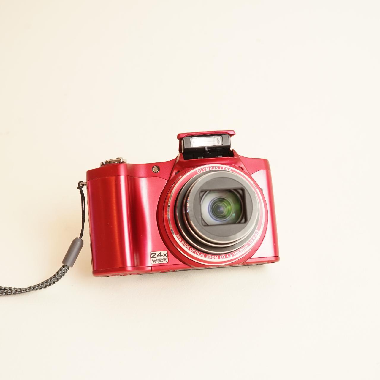 Olympus SZ-14 Digital Camera | 14MP | Tested & Working | Red