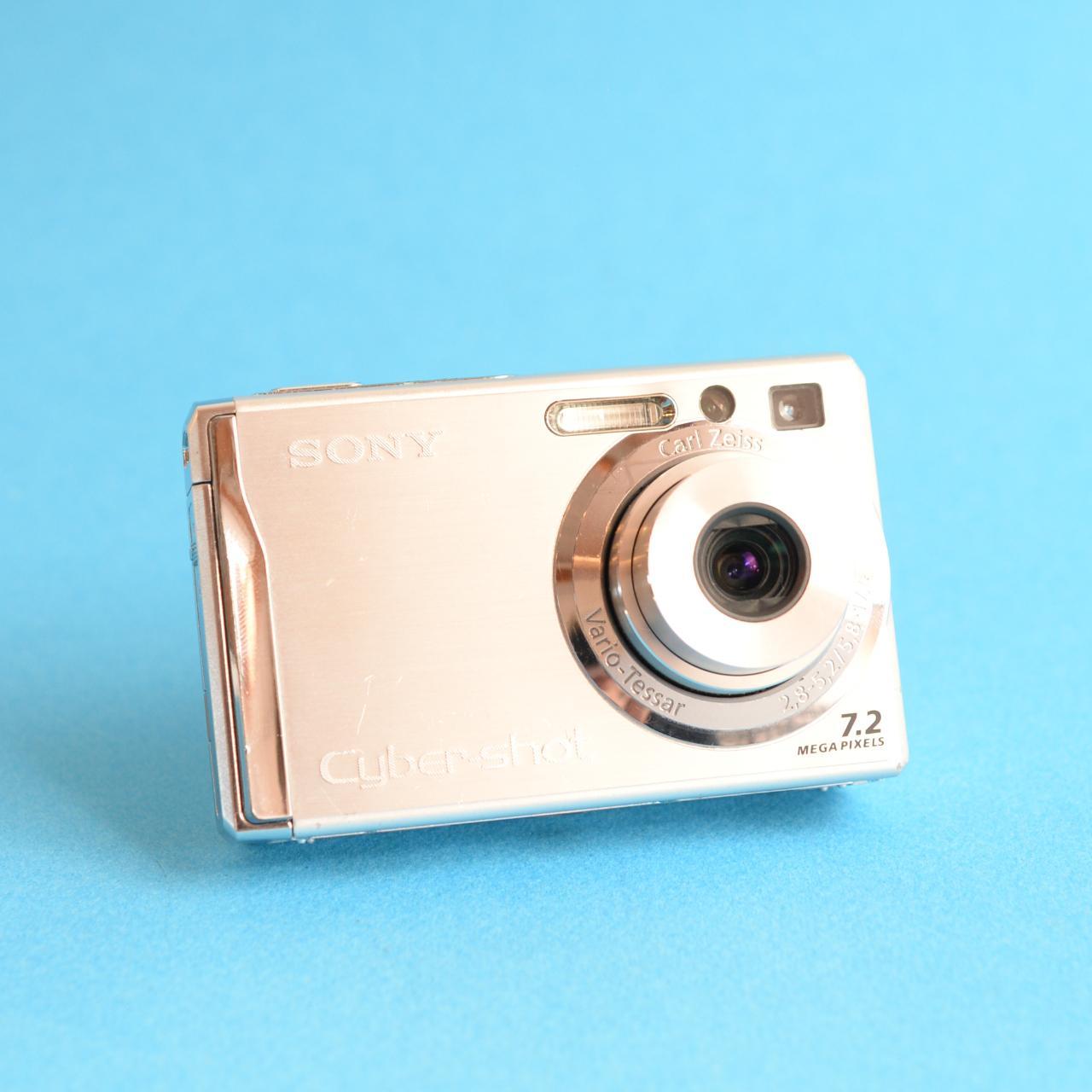 Sony Cyber-shot DSC-W80 Digital Camera | 7.2MP | Tested & Working | Silver