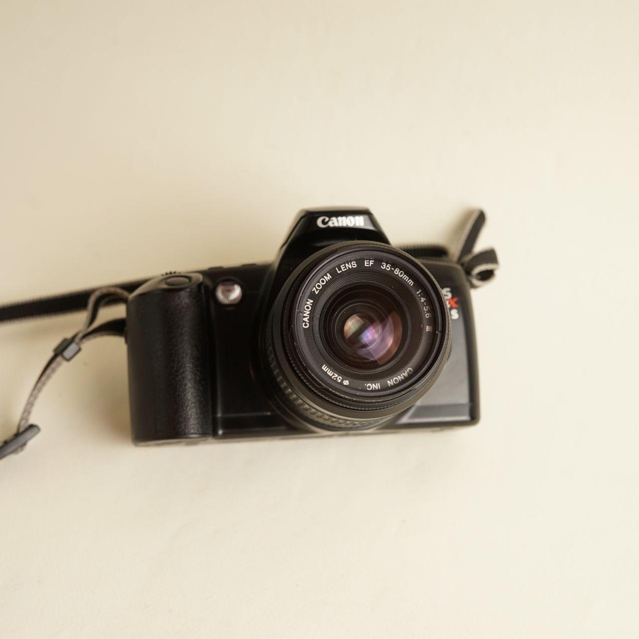 Canon EOS Rebel XS Film Camera with 35–80mm f/4–5.6 Lens | 35mm SLR | Tested & Working | Black