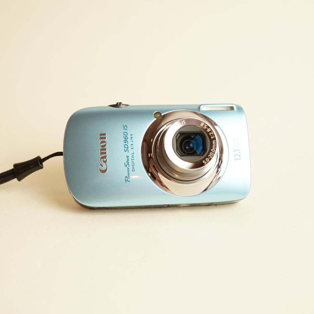 Canon PowerShot SD960 IS Digital Camera | 12.1MP | Tested & Working | Blue