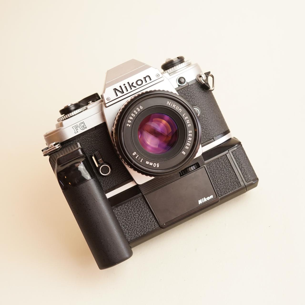 Nikon FG Film Camera | 35mm SLR Camera | Tested & Working | Black & Silver