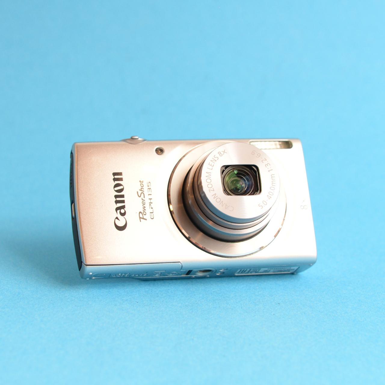 Canon PowerShot ELPH 135 Digital Camera | 16MP | Tested & Working | Silver