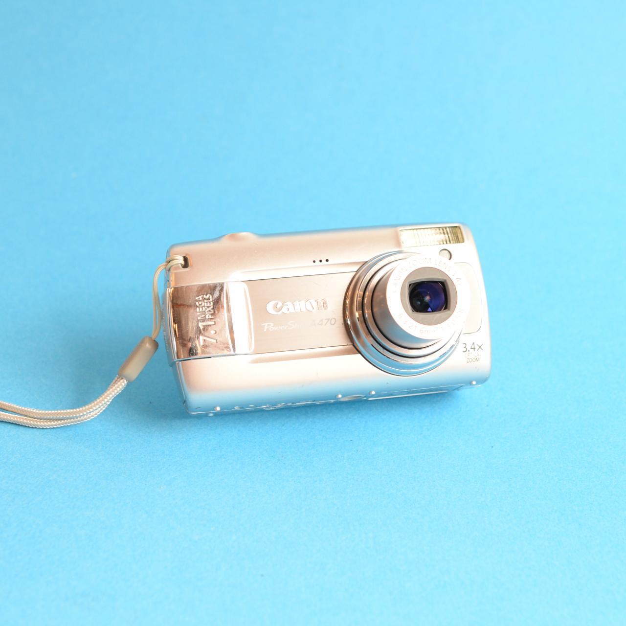 Canon PowerShot A470 Digital Camera | 7.1MP | Tested & Working | Silver
