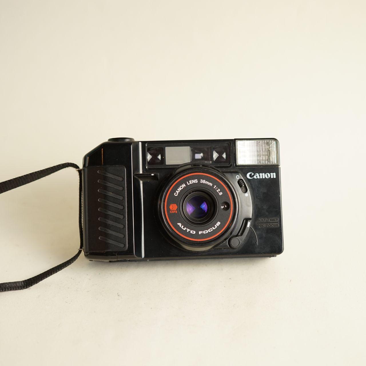 Canon SureShot AF35M II | 35mm Point & Shoot Film Camera | Tested & Working | Black