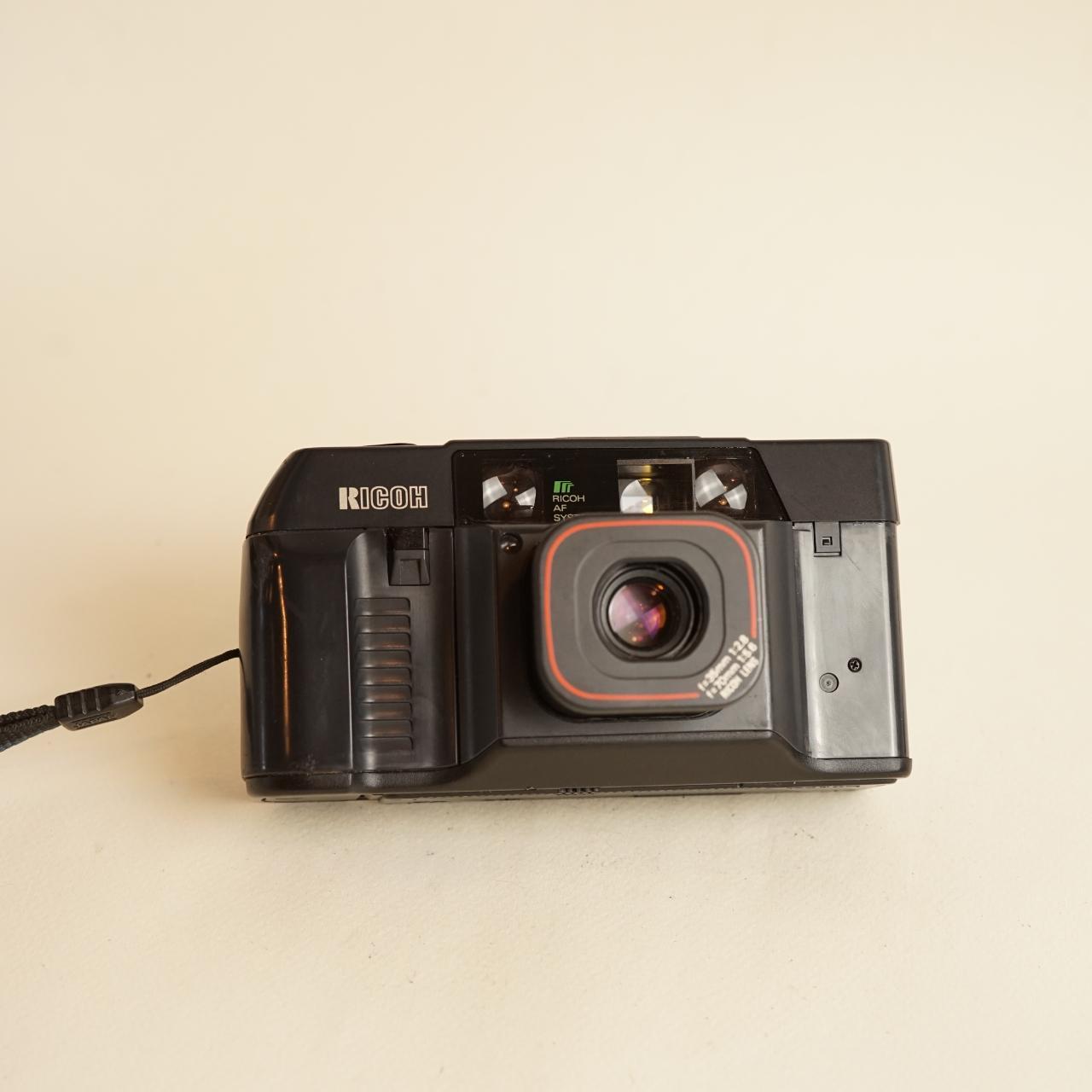 Ricoh TF-500 Film Camera | 35mm Point & Shoot | Black | Tested & Working