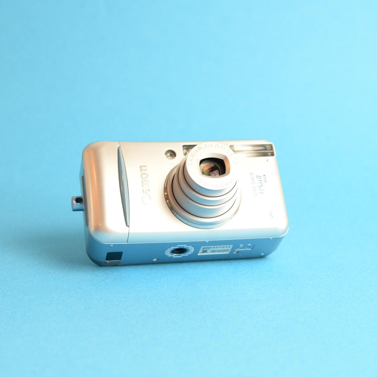 Canon Sure Shot 115u Film Camera | 35mm Point & Shoot | Tested & Working | Silver