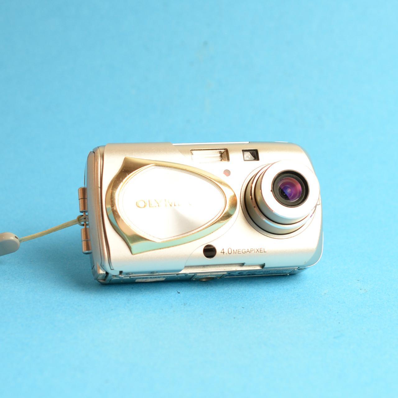 Olympus Stylus 410 Digital Camera | 4MP | Tested & Working | Silver