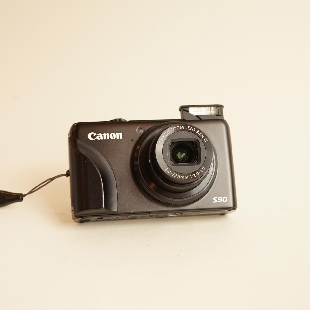 Canon PowerShot S90 Digital Camera | 10MP | Tested & Working | Black