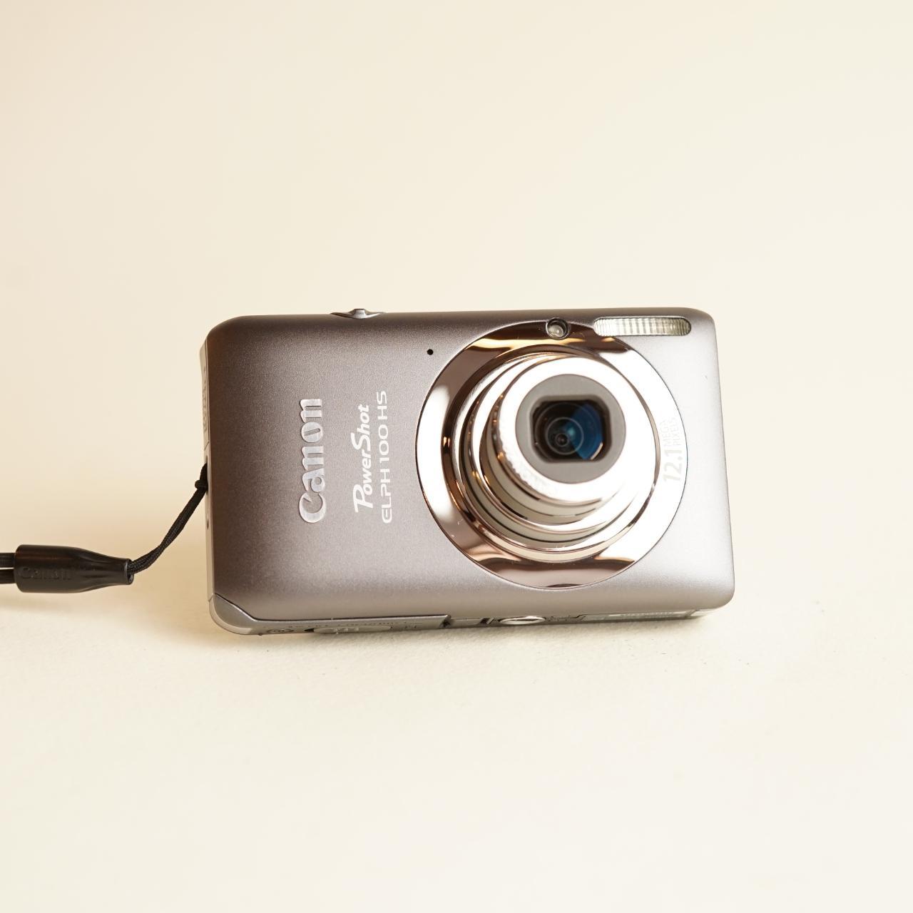Canon PowerShot ELPH 100 HS Digital Camera | 12.1MP | Tested & Working | Grey