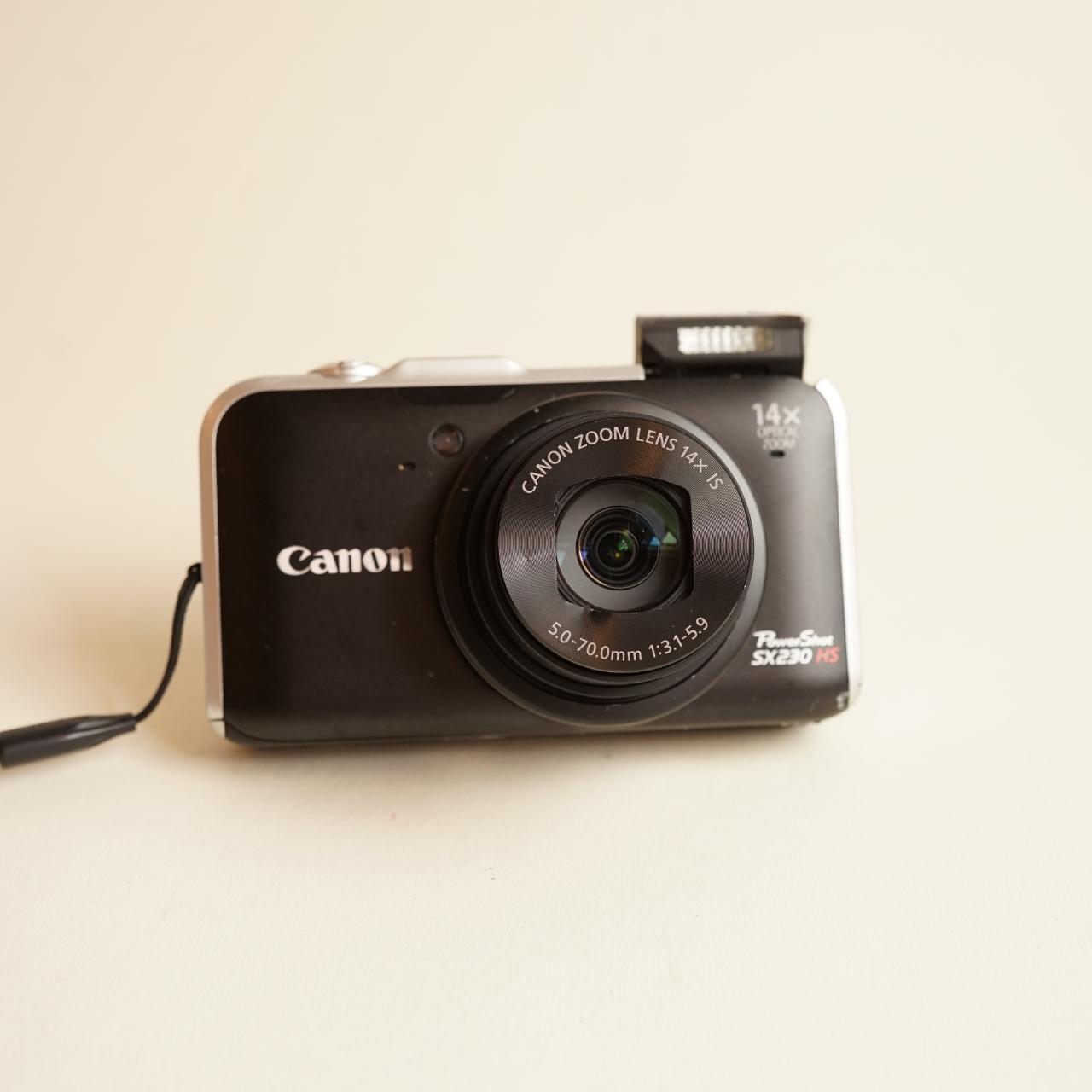 Canon PowerShot SX230 HS Digital Camera | 12.1MP | Tested & Working | Black
