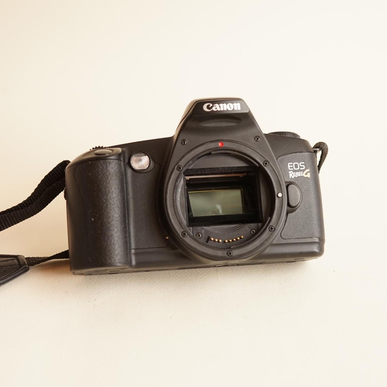 Canon EOS Rebel G 35mm Film Camera | SLR Body Only | Tested & Working | Silver & Black