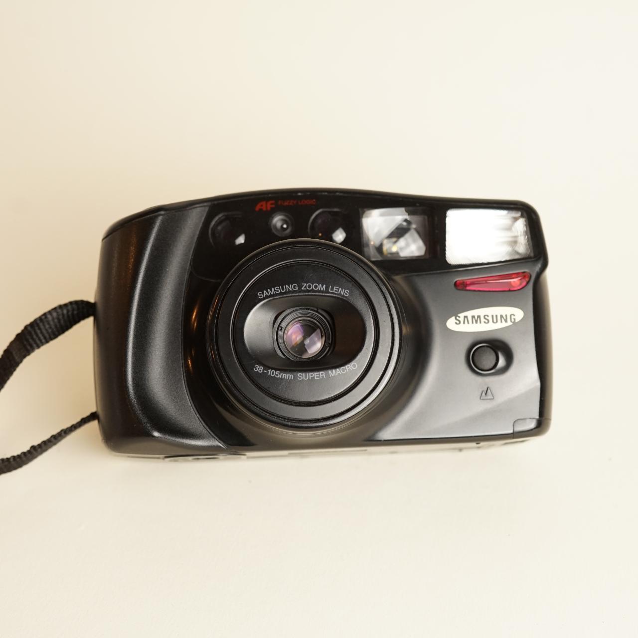 Samsung Maxima Zoom 105 | 35mm Film Camera | Tested & Working | Black