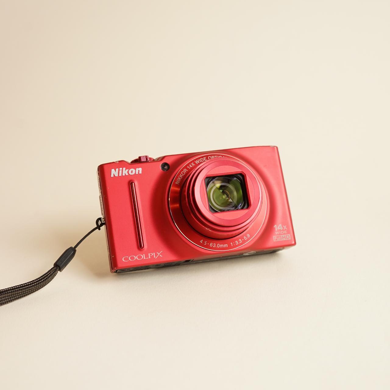 Nikon Coolpix S8200 Digital Camera | 16.1MP | Tested & Working | Red
