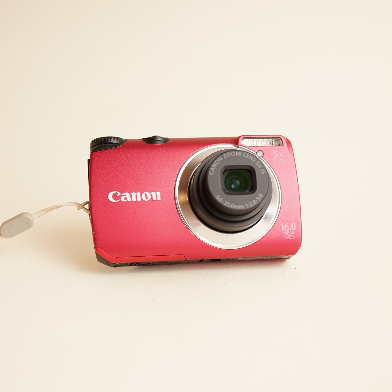 Canon PowerShot A3300 IS | 16MP | Tested & Working | Red
