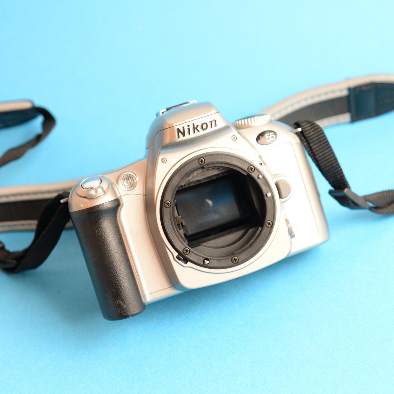 Nikon N55 Film Camera | 35mm SLR | Tested & Working | Silver