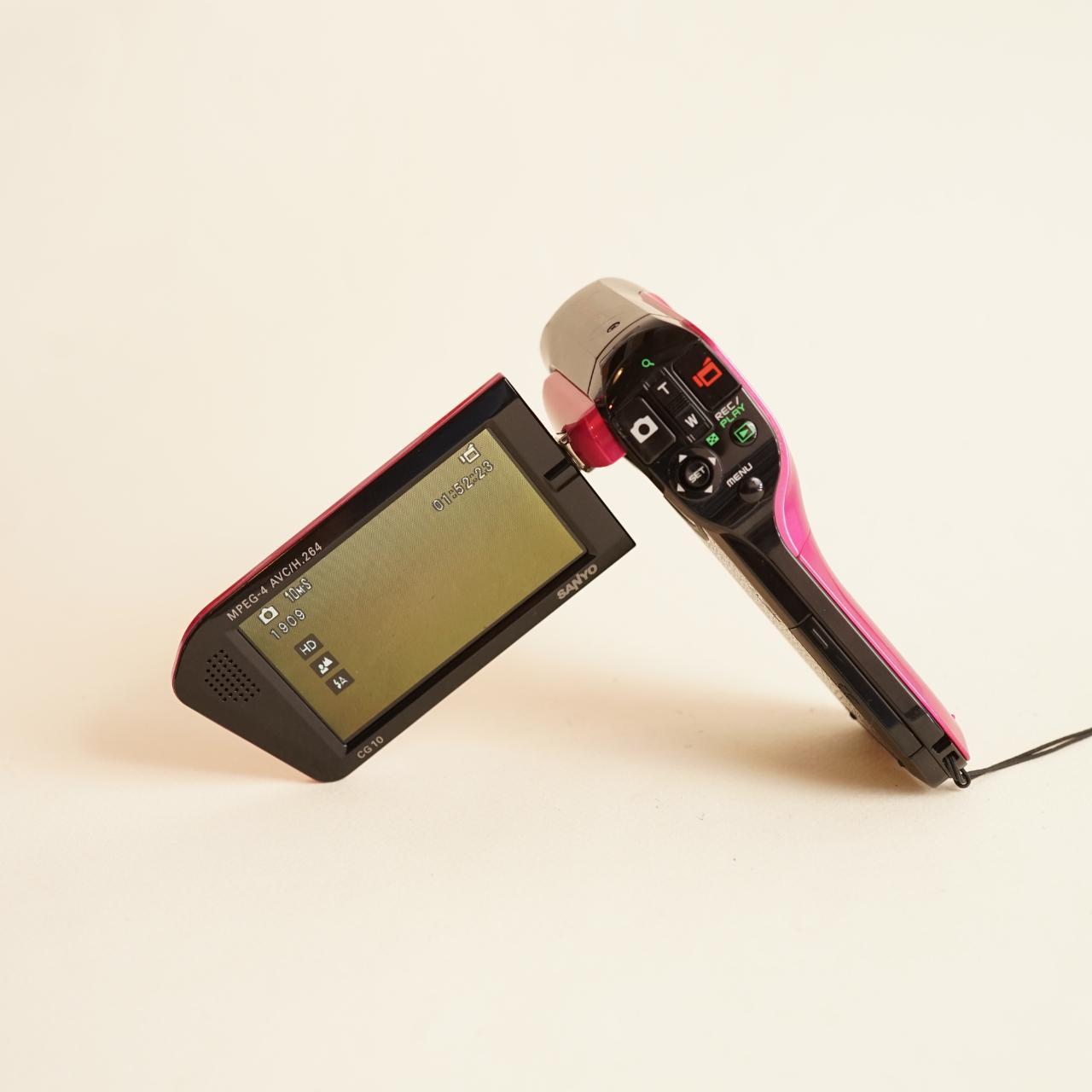 Sanyo VPC-CG10 Digital Camcorder | 10MP | Tested & Working | Pink