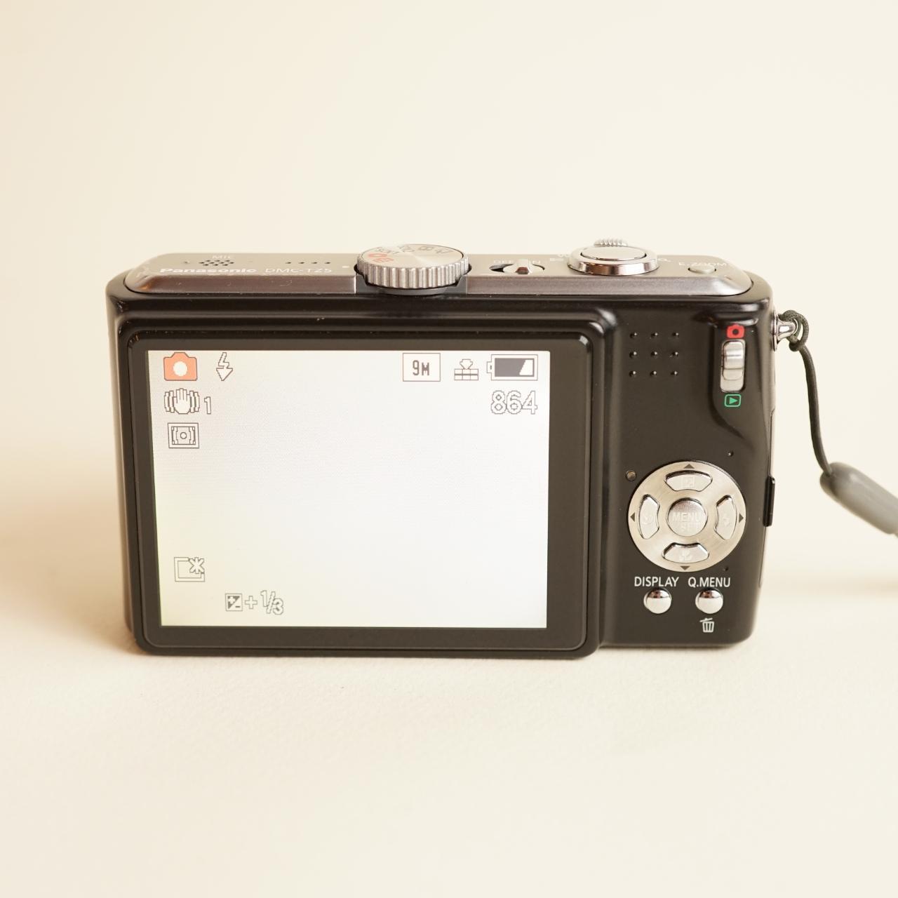 Panasonic Lumix DMC-TZ5 Digital Camera | 9MP | Tested & Working | Black
