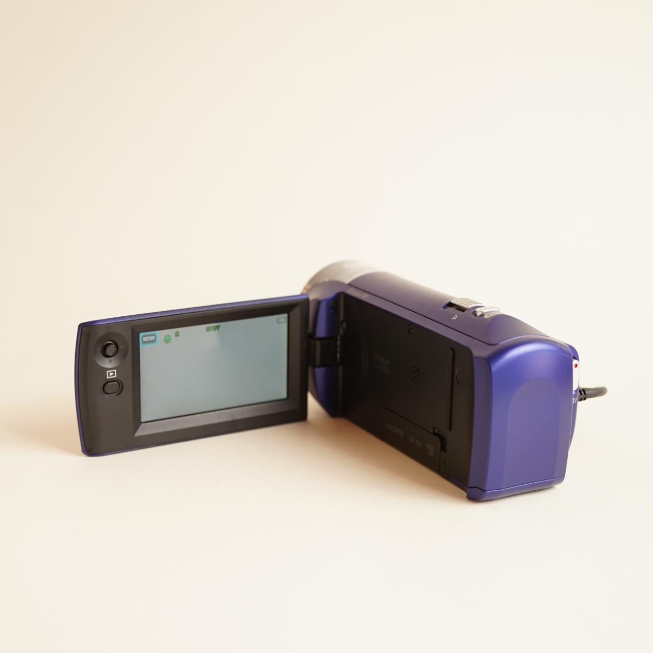 Sony Handycam HDR-CX240 Digital Camcorder | Tested & Working | Blue