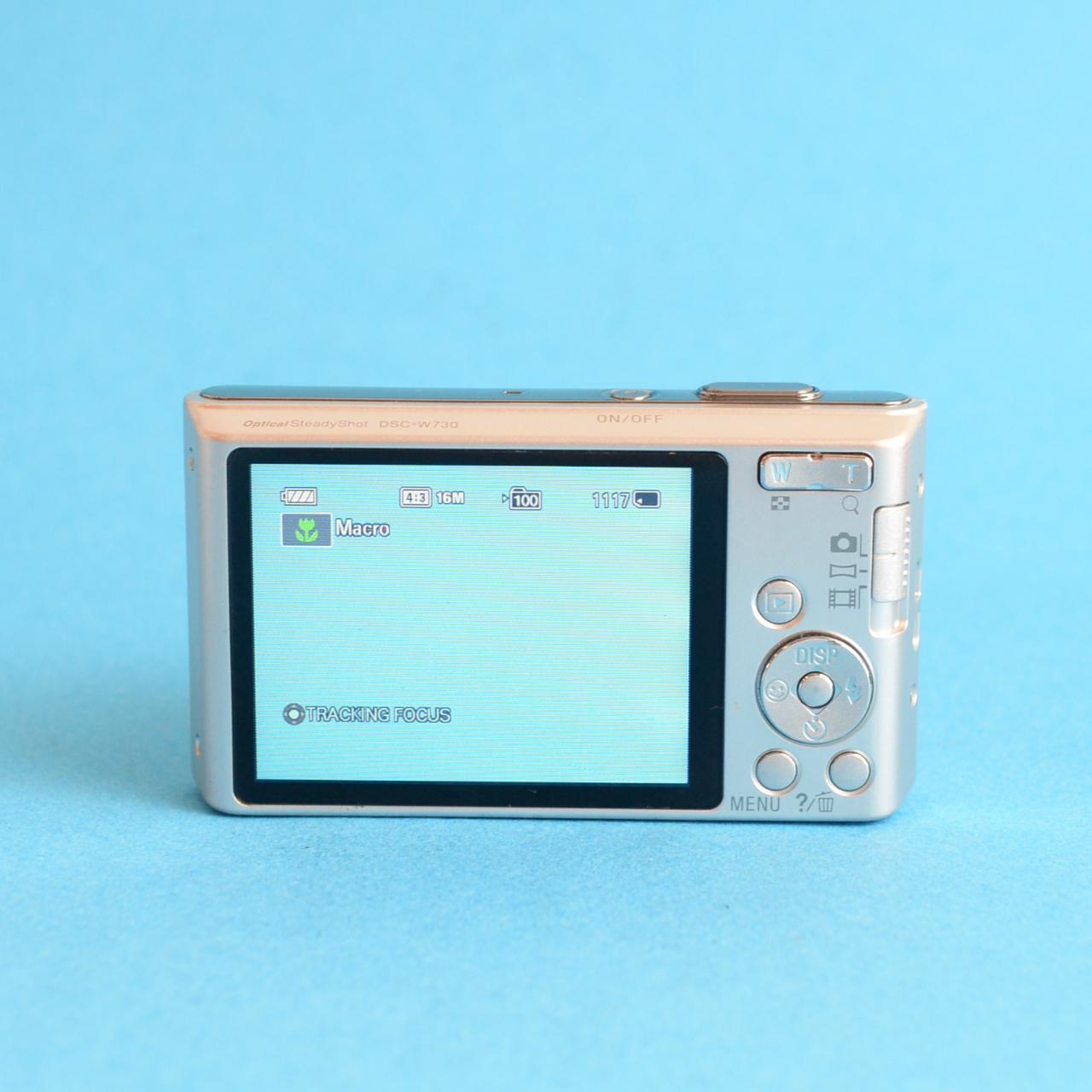 Sony Cyber-shot DSC-W730 Digital Camera | 16.1MP | Tested & Working | Silver