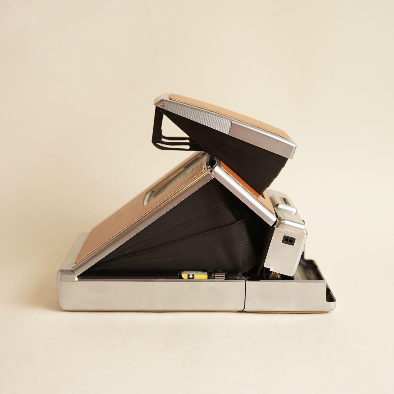 Polaroid SX-70 (Converted to 600 Film) Land Camera | Instant Film Camera | Tested & Working | Tan & Silver