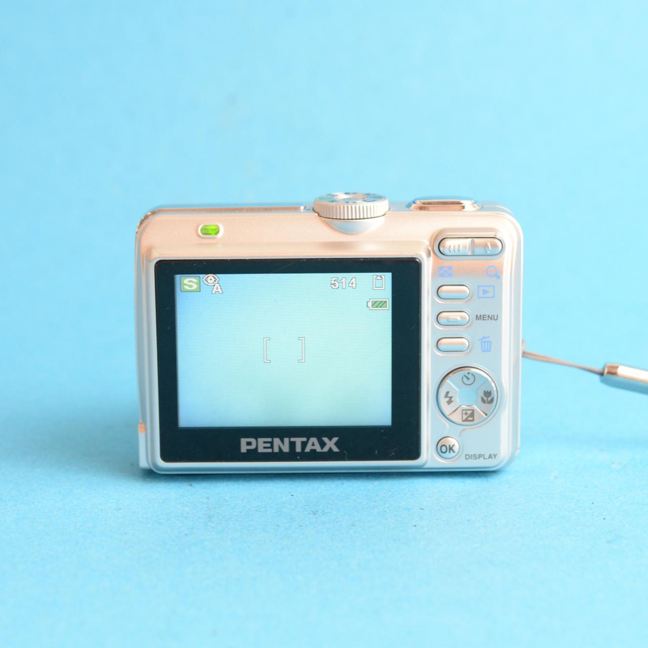 Pentax Optio E10 Digital Camera | 6MP | Tested & Working | Silver