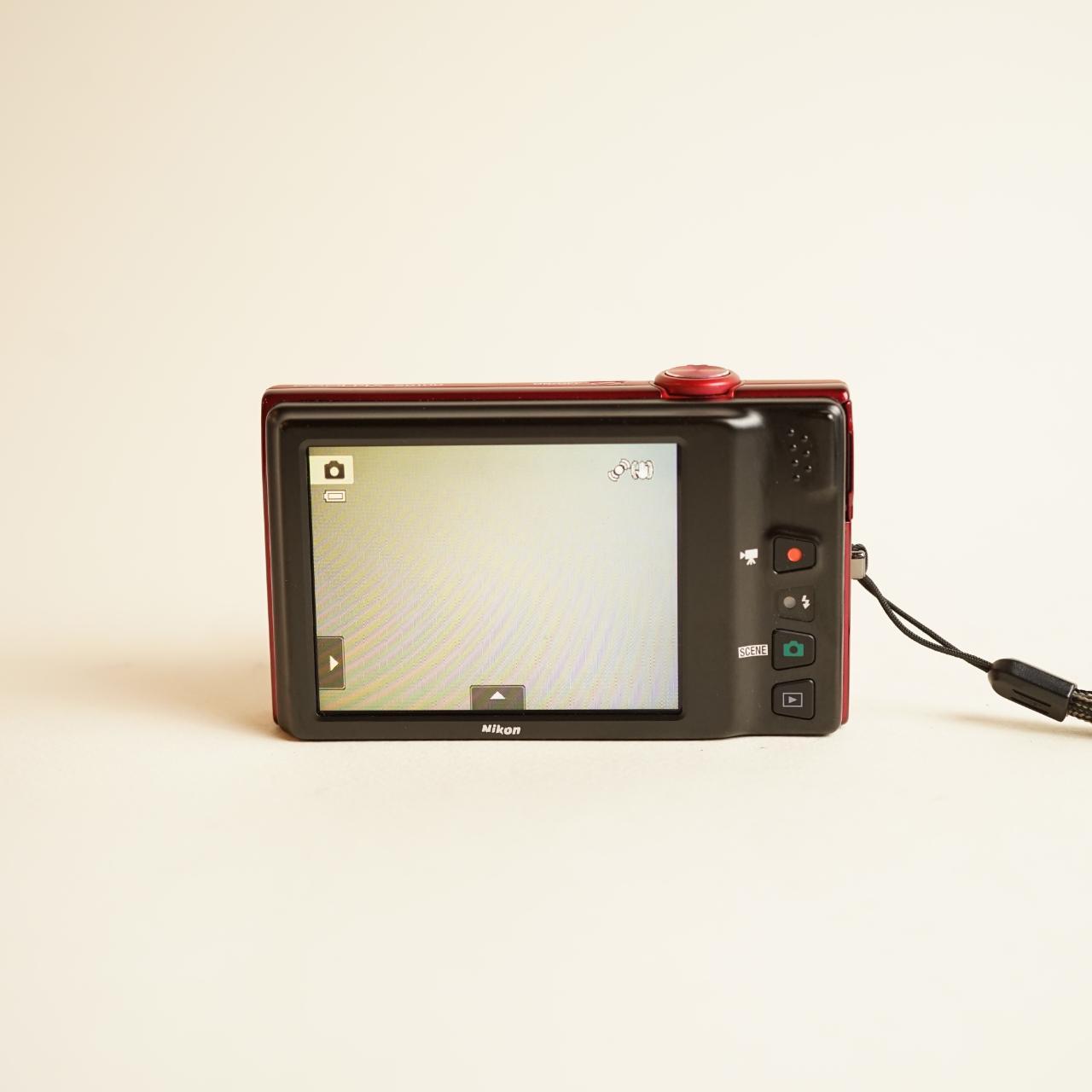 Nikon Coolpix S6100 Digital Camera | 16.0MP | Tested & Working | Red