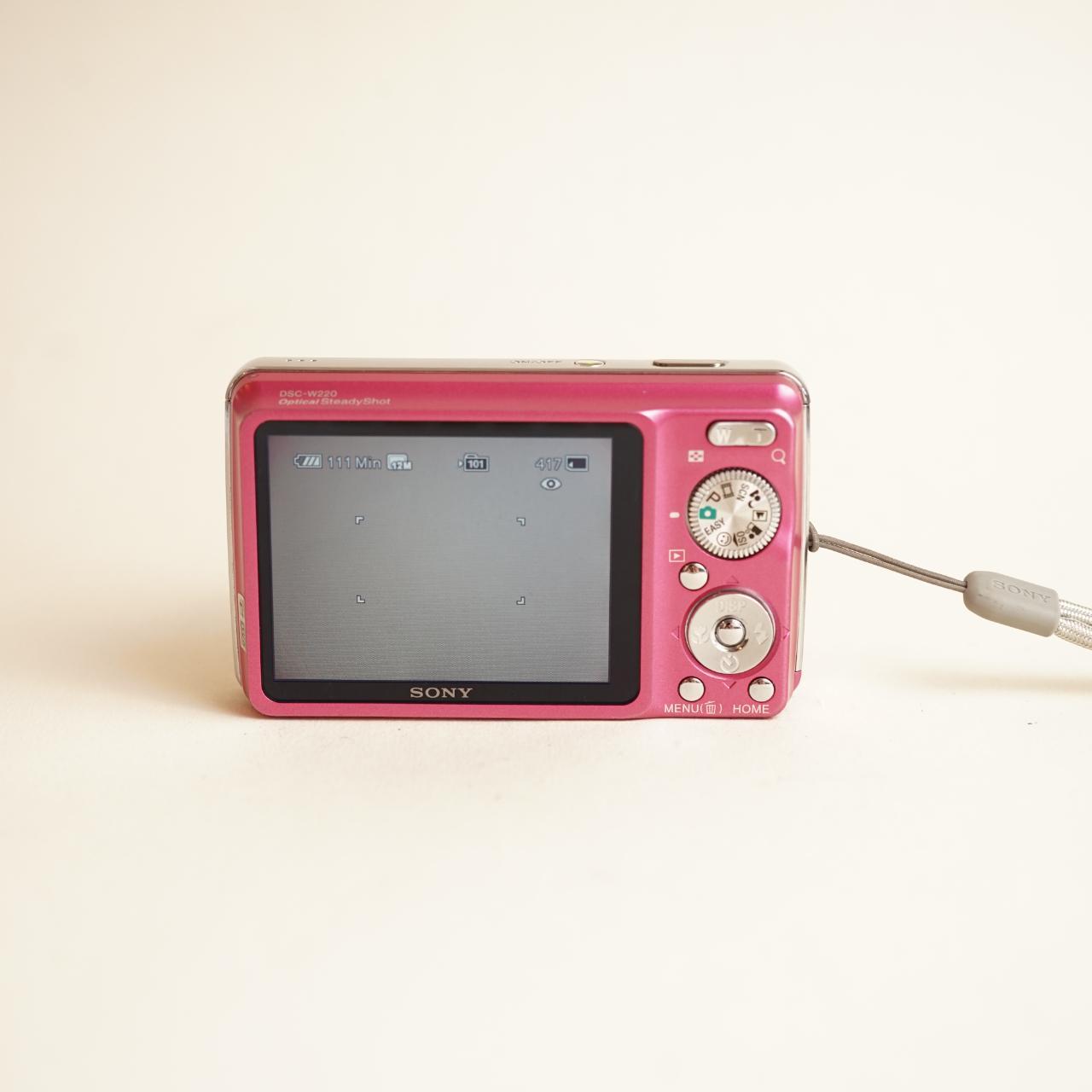 Sony Cyber-shot DSC-W220 Digital Camera | 12.1MP | Tested & Working | Pink