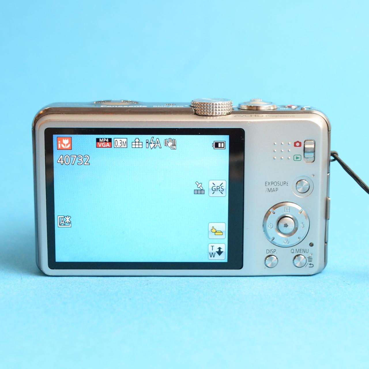 Panasonic Lumix DMC-ZS20 Digital Camera | 14.1MP | Tested & Working | Silver