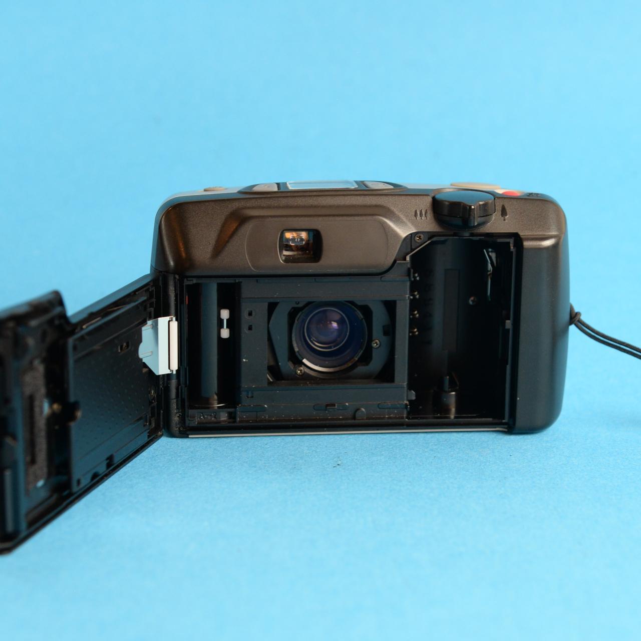 Pentax IQZoom 80G Film Camera | 35mm Point & Shoot | Silver | Tested & Working